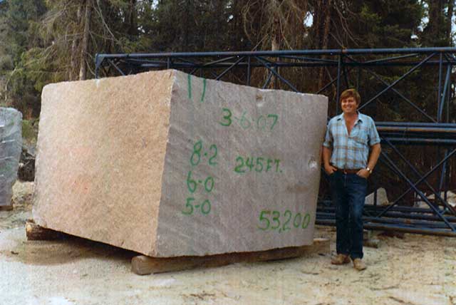 Nelson Granite quarry in Vermilion Bay