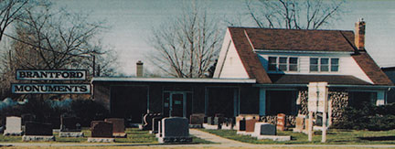 Brantford Monuments cobblestone house